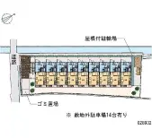 ★手数料０円★防府市高倉１丁目　月極駐車場（LP）